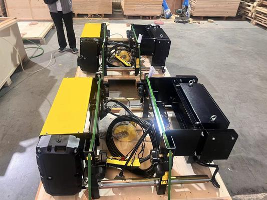 Single Girder Electric Wire Rope Hoist with Double Speed Compact Structure and Low Headroom Design