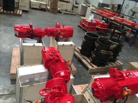 2 Ton 380V 440V Electric Chain Hoist with Power Trolley and 2 Speed Function for Industrial Lifting