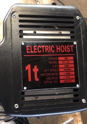 380V elektrische ketenhef met 6m en 10m ketenlengte en 220V-690V stroomtoevoer